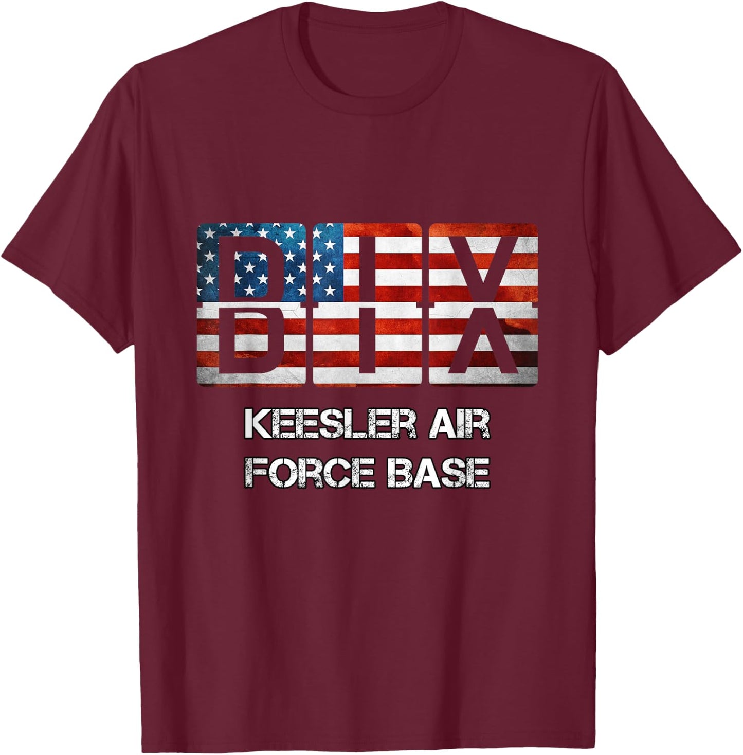 Keesler Air Force Base BIX Aviation Pilot T-Shirt - T-Shirt | Maroon