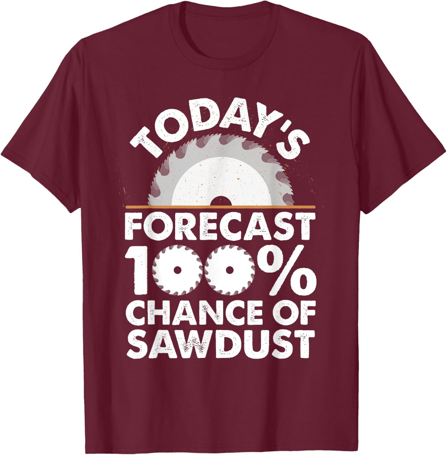 Funny Woodworking Design Women Carpentry Woodworker T-Shirt - T-Shirt | Maroon