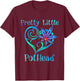 Pretty Little Pothead From A Cannabis Design T-Shirt - T-Shirt | Maroon