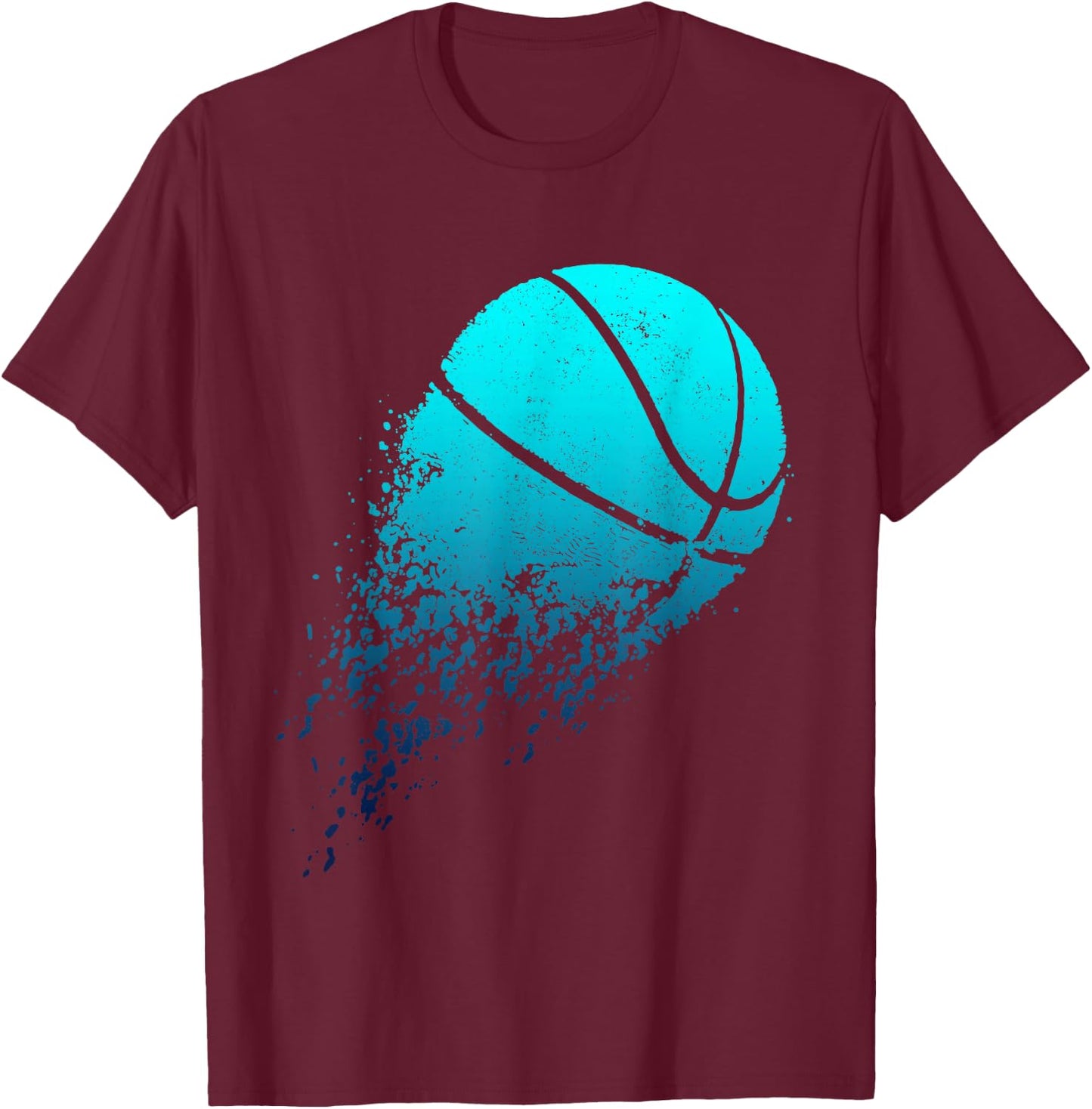 Basketball Player Bball Coach Fan Baller Sport T-Shirt - T-Shirt | Maroon