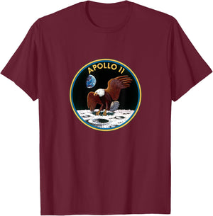 Apollo 11 Logo Apollo 11 Picture Shirt T-Shirt - T-Shirt | Maroon
