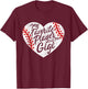 My Favorite Player Calls Me Gigi Baseball Heart Cute Grandma T-Shirt - T-Shirt | Maroon