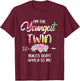 Youngest Twin Shirt Sibling Birthday Funny Twins Matching T-Shirt - T-Shirt | Maroon