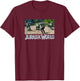 Jurassic World Owen Grady Velociraptor Trainer , Black, Small T-Shirt - T-Shirt | Maroon