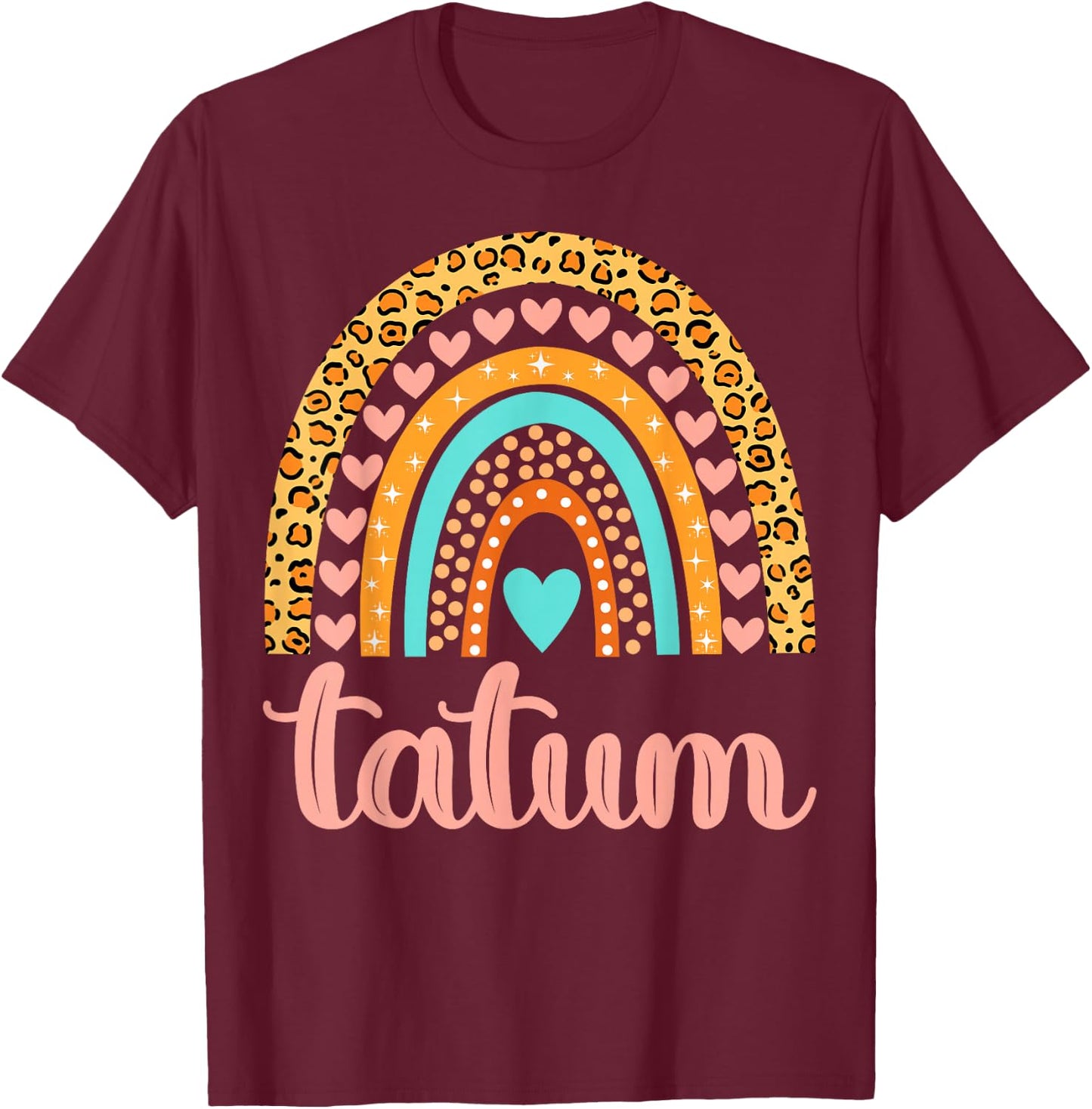 Tatum Tatum Name Birthday Shirt Gift T-Shirt - T-Shirt | Maroon