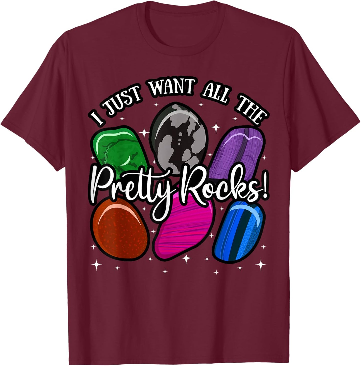 Geology Earth Scientists Geologists Collectors Mineral Rock T-Shirt - T-Shirt | Maroon