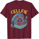 Cell Fie Funny Cellfie Selfie Science Biology Teacher T-Shirt - T-Shirt | Maroon