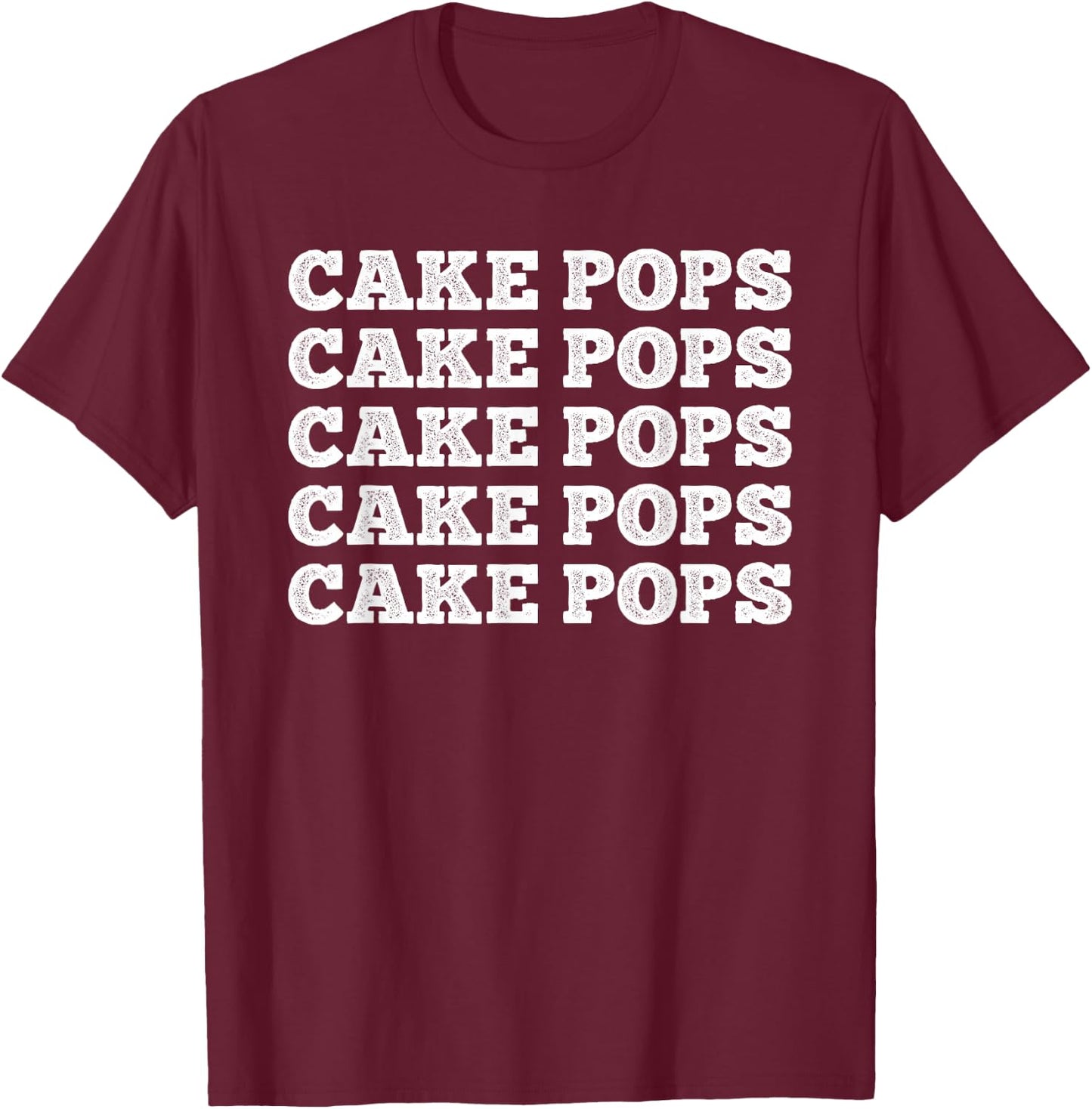 Cake Pops Retro Cake Pop T-Shirt - T-Shirt | Maroon