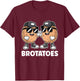 Best Friend Potato Pun Funny Matching Boys Bestie Brotatoes T-Shirt - T-Shirt | Maroon