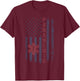 Paramedic American Flag USA EMS EMT first responder Women Kids Men T-Shirt - T-Shirt | Maroon