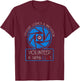 Vintage Aperture Science Volunteer - For Science T-Shirt - T-Shirt | Maroon