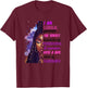 Libra Princess and Warrior Black Birthday Zodiac Cute T-Shirt - T-Shirt | Maroon