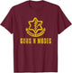 Guns N Moses Israel Defense Forces IDF Tzahal Krav MAGA T-Shirt - T-Shirt | Maroon