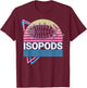 Isopods Retro T-Shirt - T-Shirt | Maroon