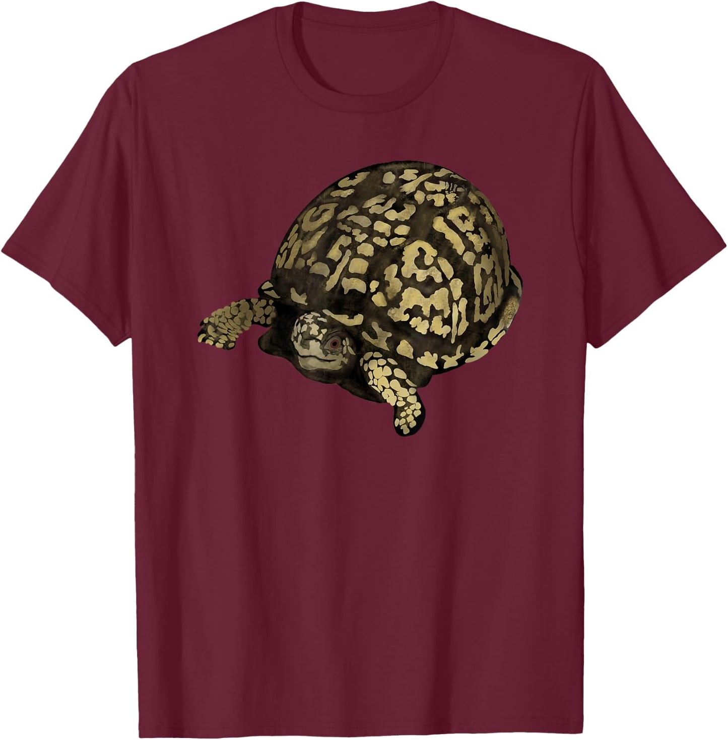 Box Turtle T-Shirt - T-Shirt | Maroon