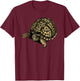 Box Turtle T-Shirt - T-Shirt | Maroon