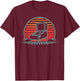 Pinball Machine Retro Vintage 80s Style T-Shirt - T-Shirt | Maroon