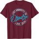 New Dziadzia First Time 2026 Promoted to Grandpa Announce T-Shirt - T-Shirt | Maroon