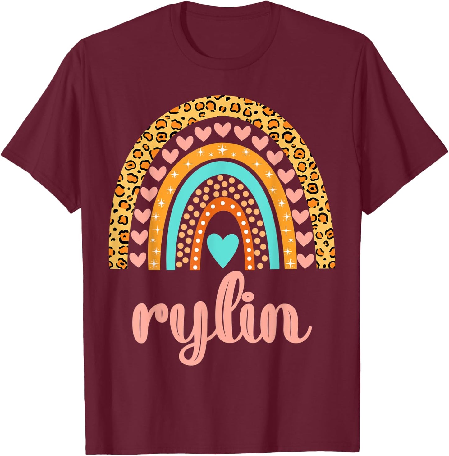 Rylin Rylin Name Birthday Shirt Gift T-Shirt - T-Shirt | Maroon