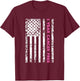 1 Year Breast Cancer Free Survivor T-Shirt - T-Shirt | Maroon