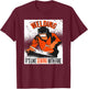 Welding. It's like sewing with Fire Welder T-Shirt - T-Shirt | Maroon