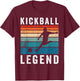 Kickball Legend Funny Kickball Player Retro Kickball T-Shirt - T-Shirt | Maroon