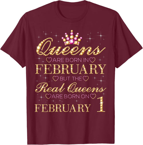 Real Queens Are Born On February 1, 1st February Birthday