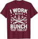 Funny Mechanic Handyman Design Men Car Mechanic Lover T-Shirt - T-Shirt | Maroon