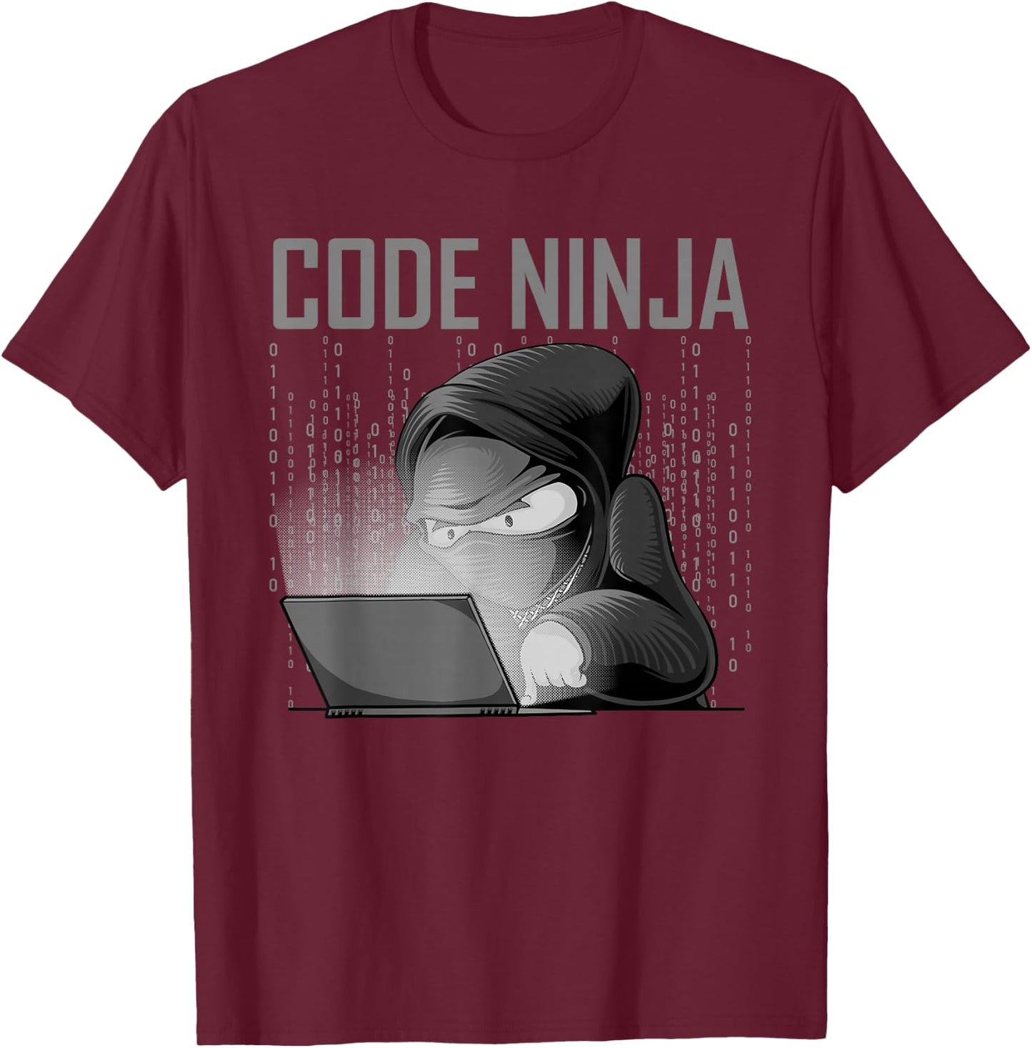 Cool Computer Programmer Art Women Web Coding Geek T-Shirt - T-Shirt | Maroon