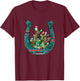Country Western Cactus sunflower horseshoe apparel women T-Shirt - T-Shirt | Maroon