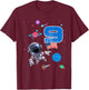Space Astronaut 9 Years Old Birthday Boy 9th Birthday T-Shirt - T-Shirt | Maroon