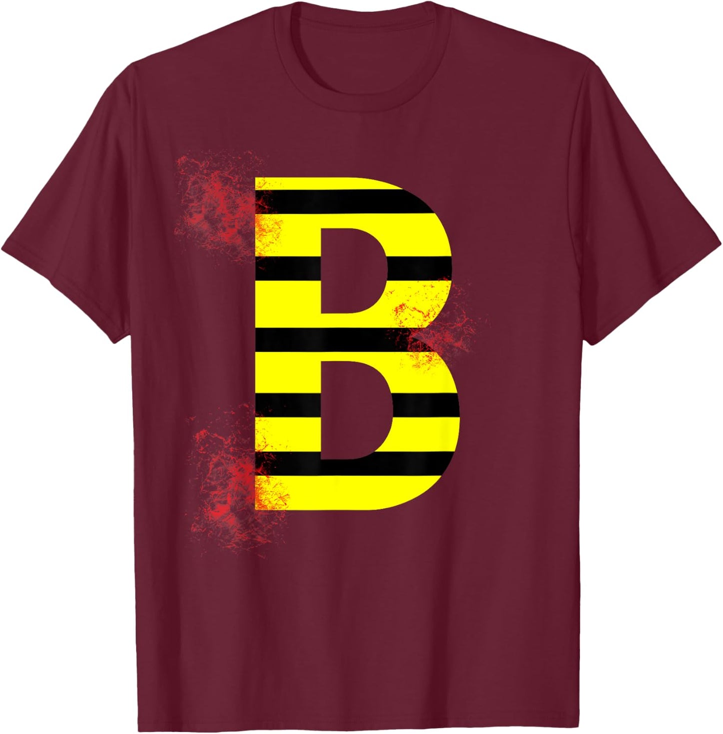 Killer Bee or Zombie Bee Halloween Costume T-Shirt - T-Shirt | Maroon