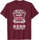 Proud US Air Force - Air Force Veteran's Wife T-Shirt - T-Shirt | Maroon
