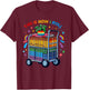 This Is How I Roll, Library, LGBT Pride Month, Queer Bookish T-Shirt - T-Shirt | Maroon