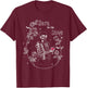 I'm Just Here For The Boos Skeleton Drinking Wine Men Women T-Shirt - T-Shirt | Maroon