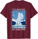 Yellowstone National Park Old Faithful Distressed Vintage T-Shirt - T-Shirt | Maroon