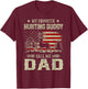 Hunting Buddy Shirt | My Favorite Hunting Buddy Calls Me Dad T-Shirt - T-Shirt | Maroon