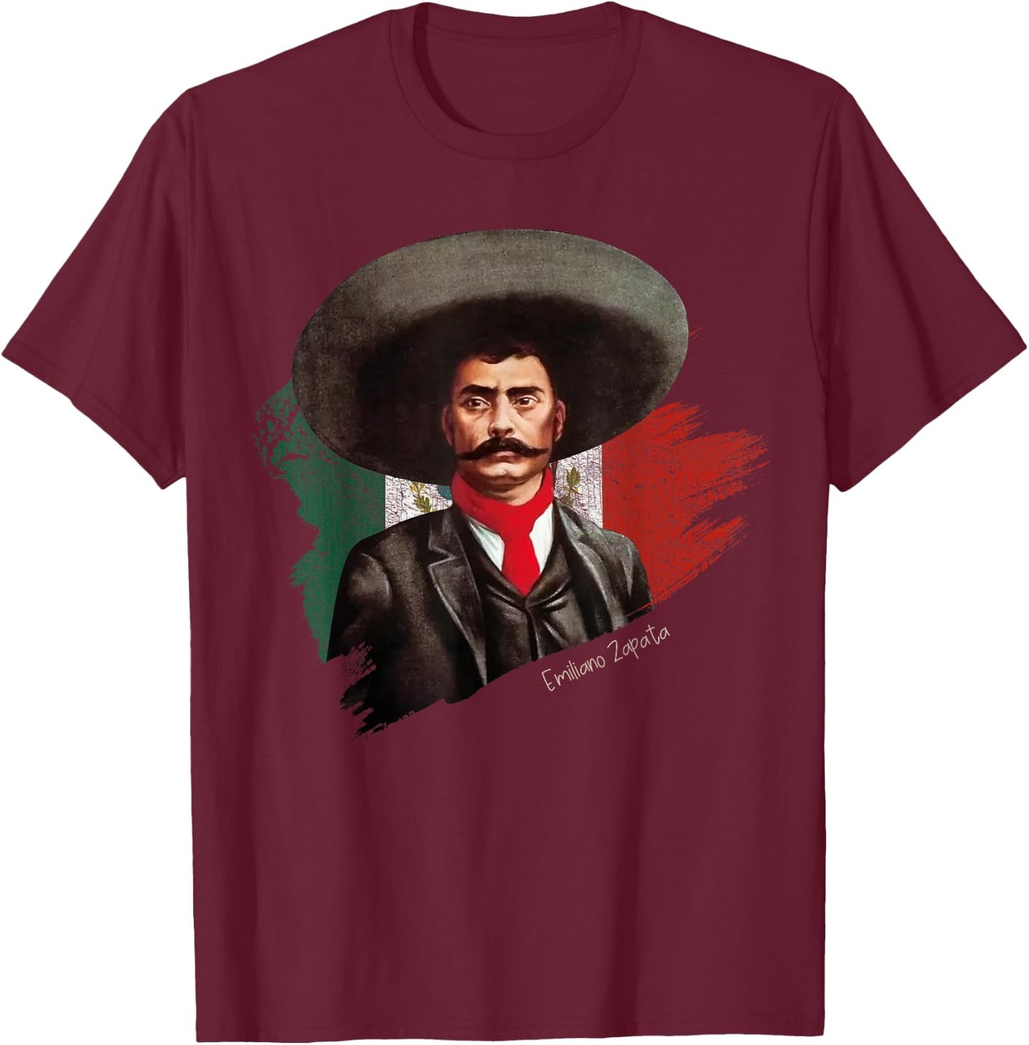 Mexican Revolution Emiliano Zapata shirts T-Shirt - T-Shirt | Maroon