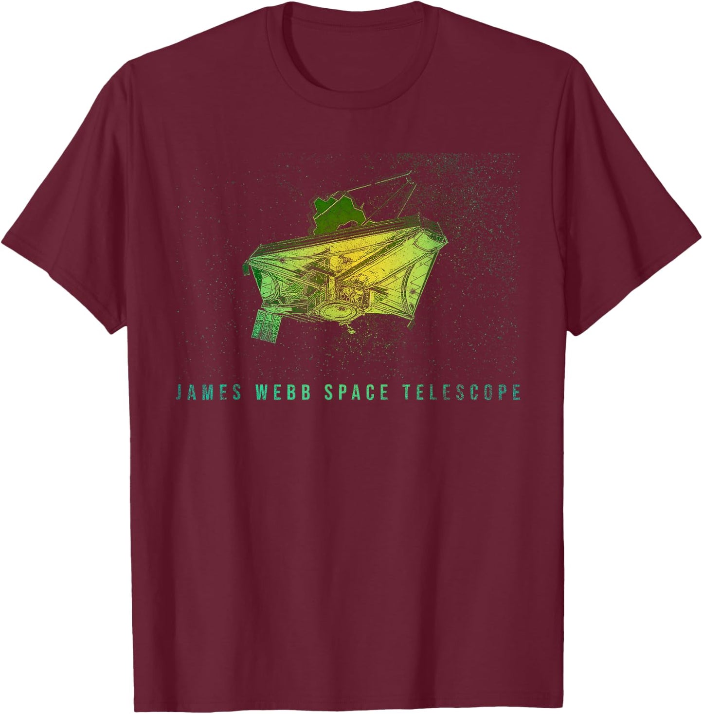 James Webb Space Telescope T-Shirt - T-Shirt | Maroon