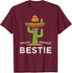 Fun Hilarious Cute Friendship BFF | Funny Best Friend Bestie T-Shirt - T-Shirt | Maroon