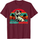 Mommysaurus Funny T Rex Mommy Saurus Dinosaur Family T-Shirt - T-Shirt | Maroon
