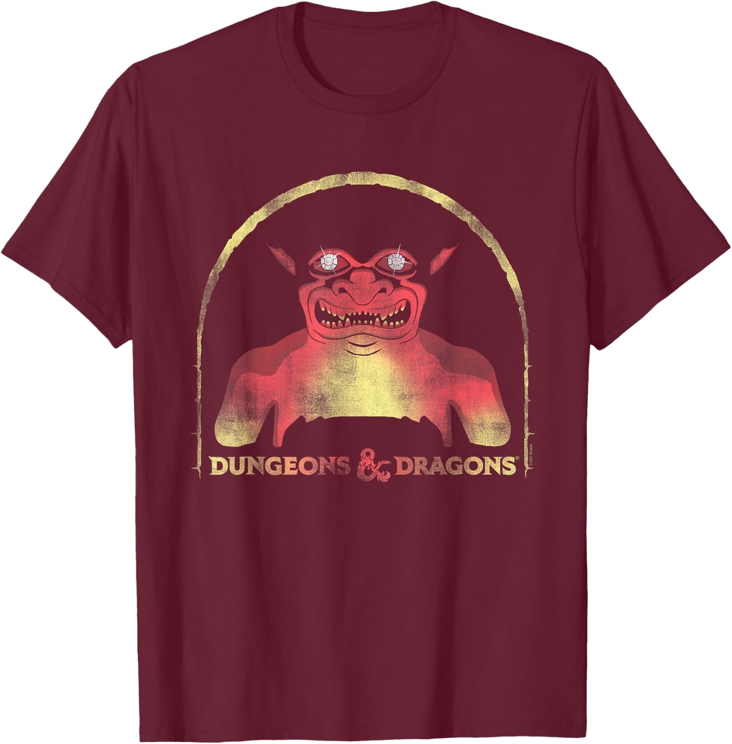 Dungeons & Dragons Old School Player's Handbook T-Shirt - T-Shirt | Maroon