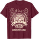 LOVEJOY FAMILY IDEA GIFTS Casual Humor U-Neck Short Sleeve Letter Print , Black, Small T-Shirt - T-Shirt | Maroon