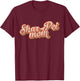 Vintage Shar-Pei Mom Gift Sharpei Mother Dog Lover Mama T-Shirt - T-Shirt | Maroon