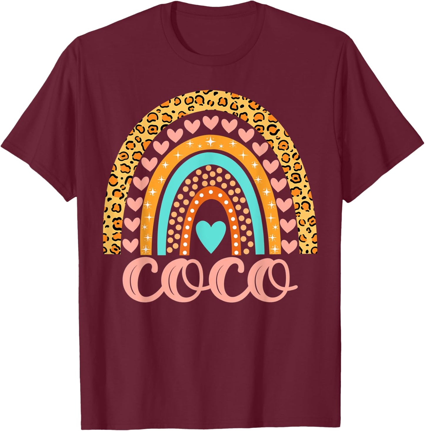 Coco Coco Name Birthday Shirt Gift T-Shirt - T-Shirt | Maroon