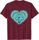 Decorative Peacock - Zookeeper Ornithologist Animal Lover T-Shirt - T-Shirt | Maroon