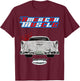 Rockabilly, 1955, Fifties, Bel Air, Belair, Tailfins, Pro Touring T-Shirt - T-Shirt | Maroon