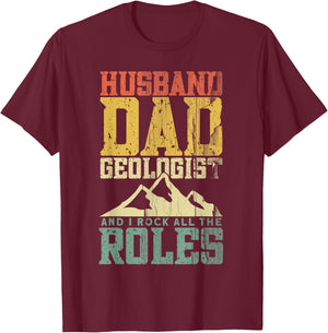 Geology Dad - Geologist Geology T-Shirt - T-Shirt | Maroon