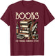 Books Original Handheld Device Book Librarian T-Shirt - T-Shirt | Maroon