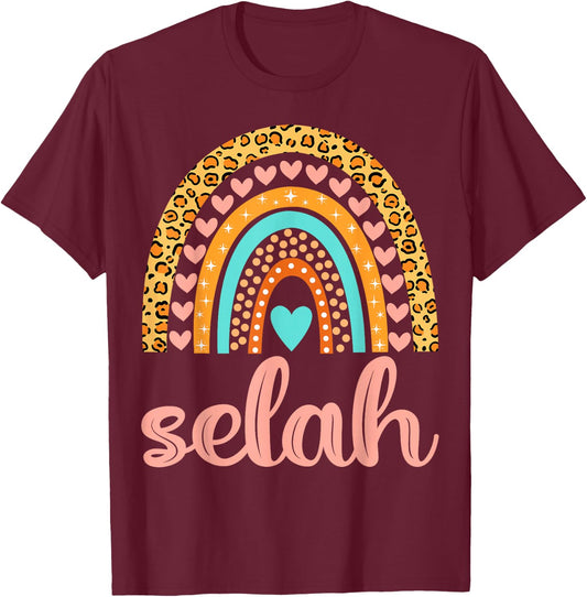 Selah Selah Name Birthday Shirt Gift T-Shirt - T-Shirt | Maroon